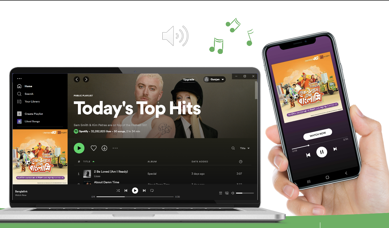 Banglalink Connects With Spotify and Httpool To Share The Love For Football With Music